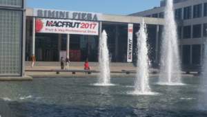 L'ingresso del Macfrut di Rimini edizione 2017